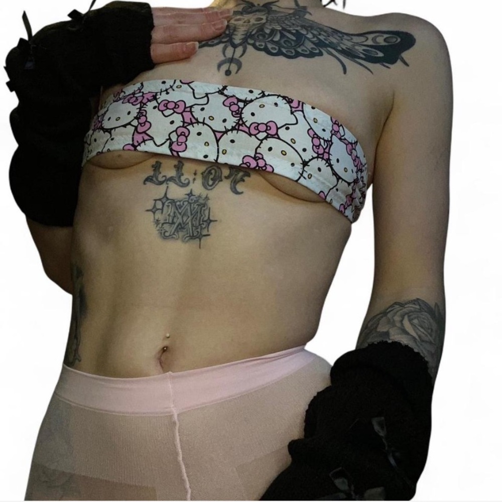 Pink Bow Kitty top